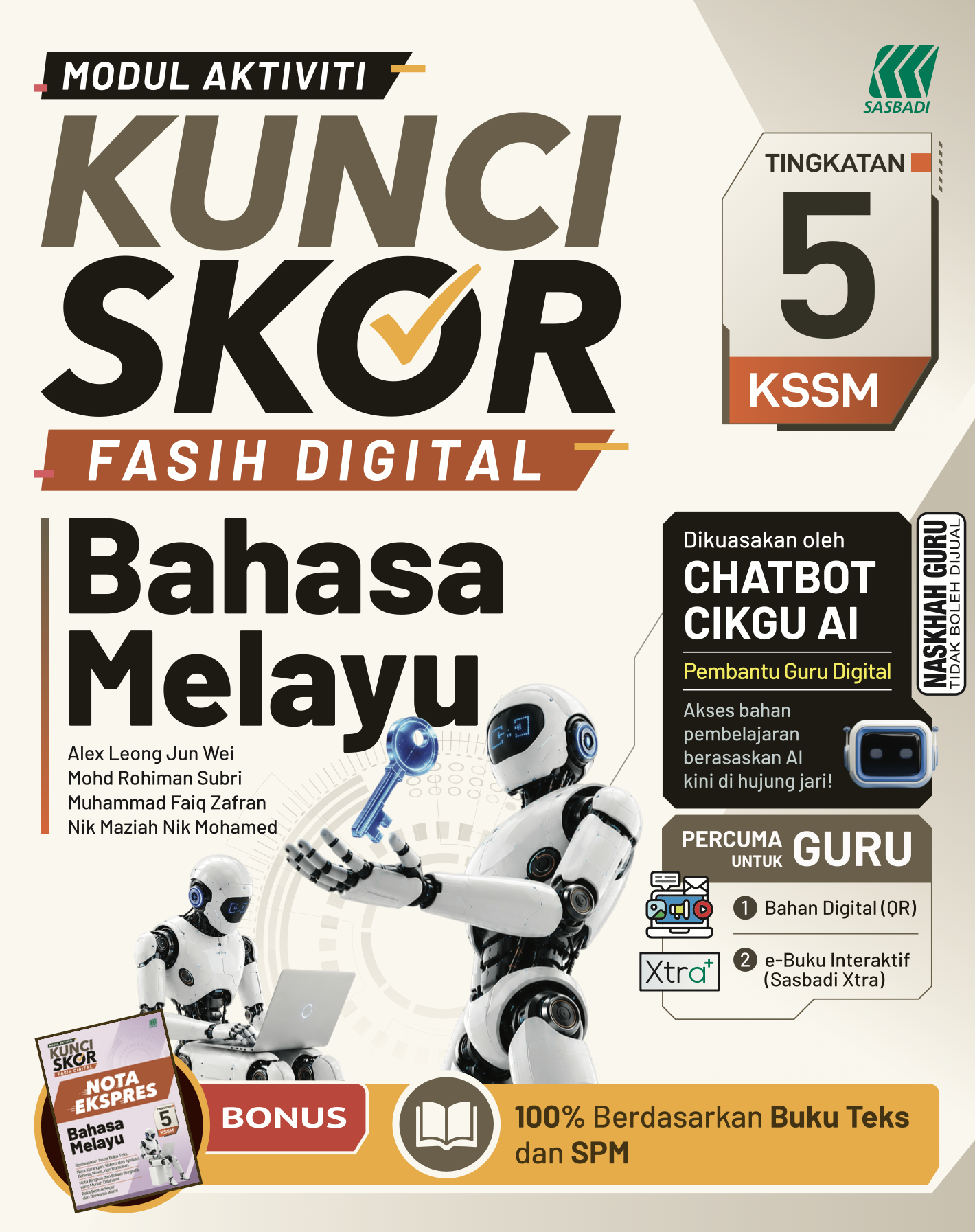 Modul Aktiviti Kunci Skor KSSM Bahasa Melayu Ting. 5 Cover